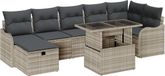 vidaXL Banc de jardin Gris clair Polyrotin