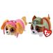 TY - Knuffel - Teeny Paw Patrol - Sky & Tracker - Meerkleurig
