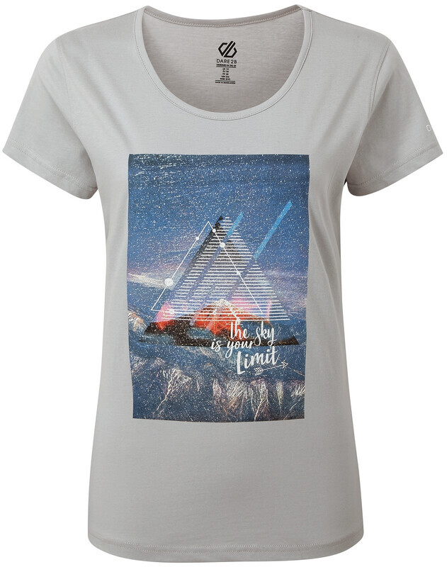Dare 2b Summer Nights T-shirt Dames, argent grey UK 14 | EU 40 2020 Yoga T-shirts
