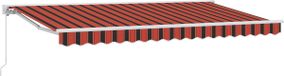 vidaXL - Cadre de parasol orange et noir 350 x 200 cm