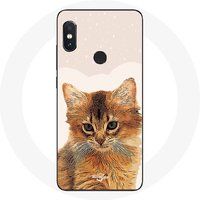 Maniacase Case voor Xiaomi Redmi Note 5 Pro Somalische kat ras
