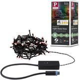 Paulmann Plug & Shine LED-lichtketting Yuna RGB 5m IP44 3W Zwart
