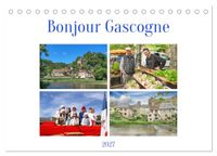 Bonjour CALVENDO Bonjour Gascogne (Tischkalender 2027 DIN A5 quer), CALVENDO Monatskalender: Gascogne, das Land der Genießer und Naturliebhaber