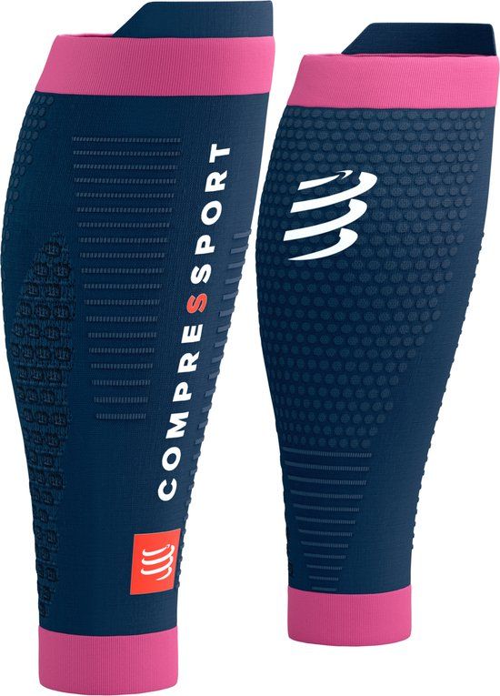 Compressport R2 3.0 Calf Sleeves - Mood Indigo Magenta - T1 - Unisex