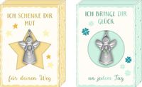 Schmuckanhänger Coppenrath Schmuckanhänger - Kleiner Schutzengel (mint / gelb)