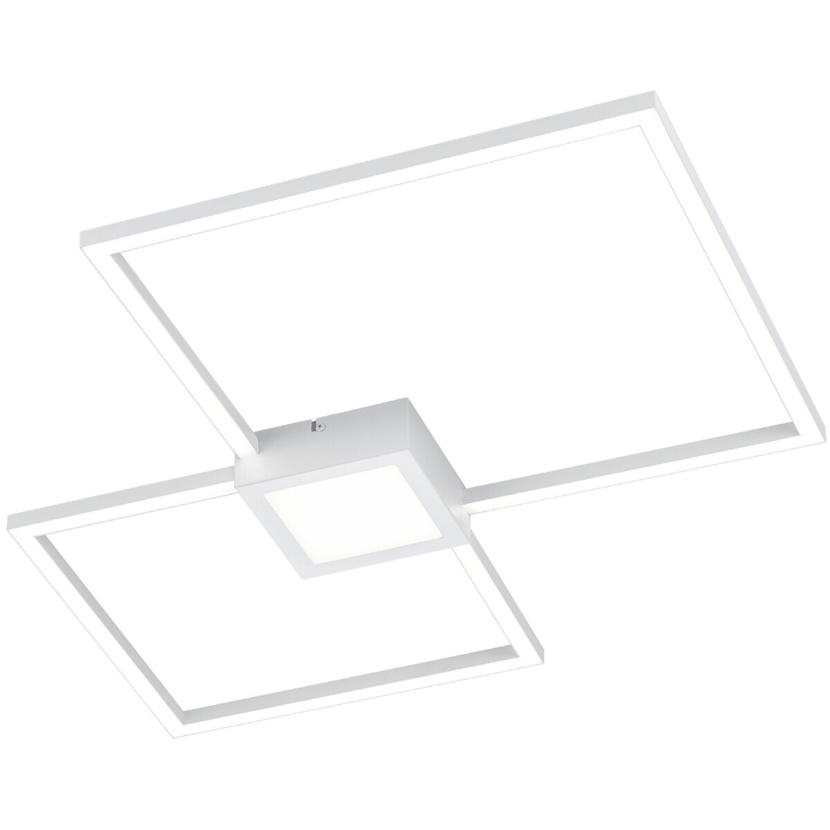 BES LED LED Plafondlamp - Trion Hydro - 28W - Natuurlijk Wit 4000K - Dimbaar - Vierkant - Mat Wit - Aluminium