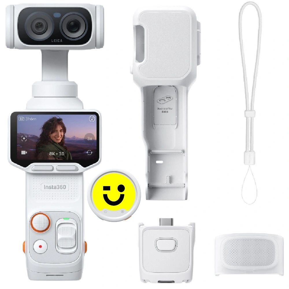 Insta360 Luna Ultra Standard + Mic Pro Transmitter Bundle - White