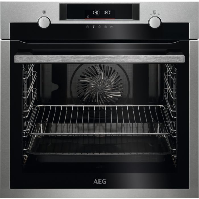 AEG BPE535060M - Inbouwoven - 71 liter - RVS