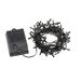 Konstsmide Décoration lumineuse chaîne 80 LED Blanc chaud IP44 Pile