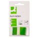 Q Connect 1" Page Marker - Groen (Pack van 50)