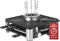 WMF Lumero 3-in-1 Gourmetset - 8 Personen - Zwart/RVS