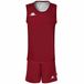 Kappa Shirt en Shorts set Dancosi rood/wit Polyester Heren 4XL