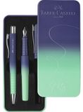 Faber-Castell Balpen en Vulpen FC Poly Pen in giftbox Buzzing Blue