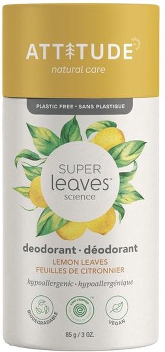 Attitude - Super Leaves Deodorant - Lemon Leaves Lemon Leaves