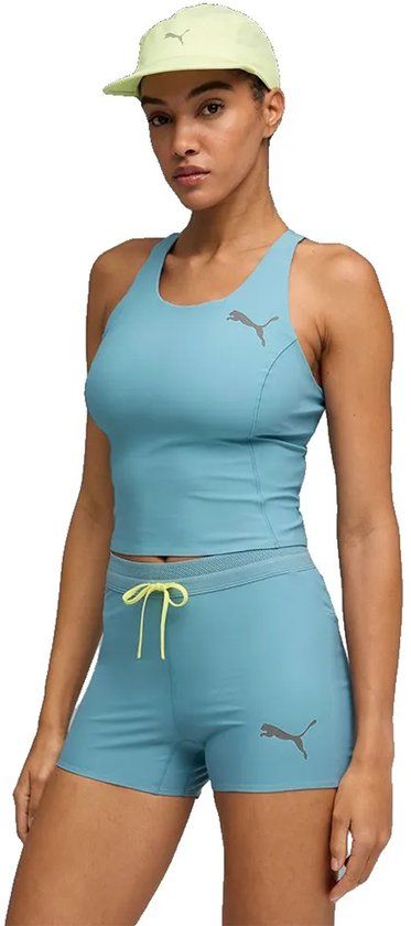 Puma Lightspeed Mouwloos T-shirt Blauw L Vrouw