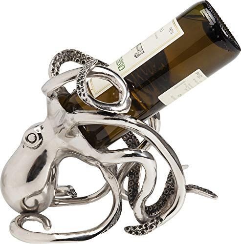 Kare Design Octopus Flessenhouder, Zilver