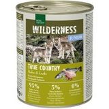 REAL NATURE WILDERNESS natvoer voor honden junior True Country kip en zalm 24x800 g