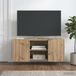 Maison Exclusive - Meuble TV, dimensions : 102 x 34,5 x 52 cm, fabriqué en bois composite imitation chêne