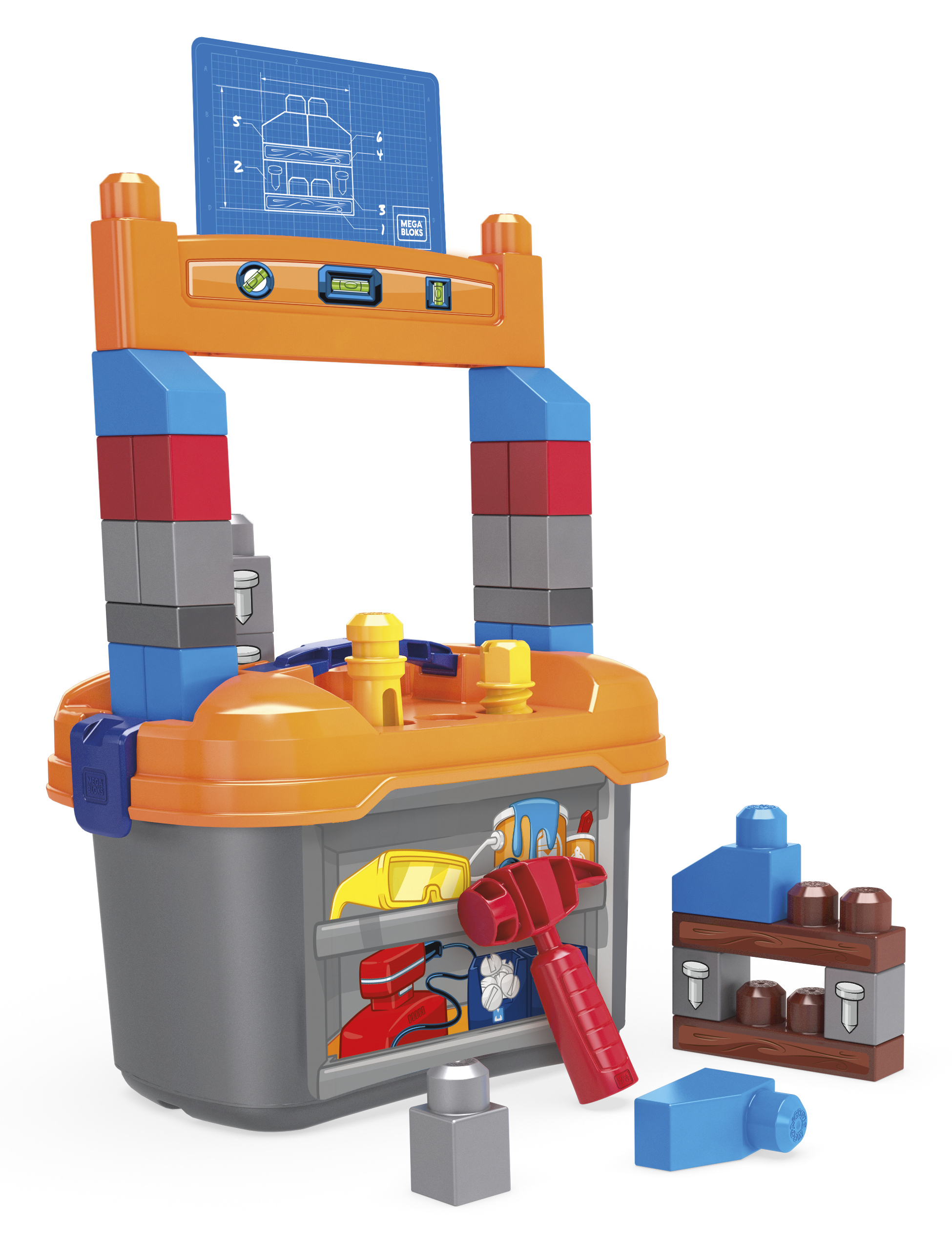 Fisher-Price BLOKS First Builders Lil' Building Workbench