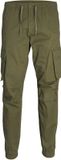 JACK & JONES Kane Noah Cuffed Cargo Loose Fit Heren Cargo Broek Groen S