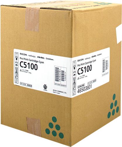 Ricoh 828228 toner cartridge cyaan voor Pro C5100S/Pro C5110S