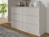 Commode MAJDA 6 tiroirs cachemire