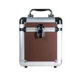 Rock on Wall Flight Case 45T Brown, Bruin, Koffer met kunstleren afwerking