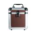Rock on Wall Flight Case 45T Brown, Bruin, Koffer met kunstleren afwerking