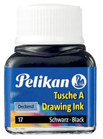 Pelikan Oost-Indische inkt zwart - Flesje 10 ml - 4012700201669