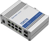 Teltonika TSW210 - Unmanaged Gigabit Ethernet Switch - 8-Port - Aluminium