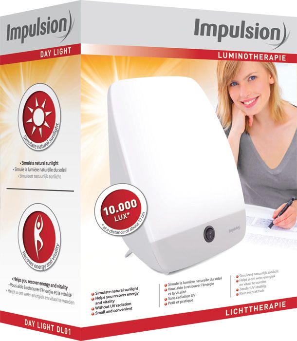 Impulsion DL01 Energielicht - Lichttherapielamp - 10000 Lux - Wit