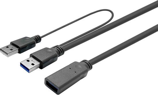 Vivolink PROUSB3AAF7C USB-kabel USB 3.2 Gen 1 (3.1 Gen 1) 7 m USB A Zwart