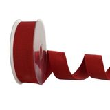 Trimz Katoenen singel, donkerrood, 25 mm x 5 m