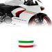 4R Quattroerre.it 10640 Plakstrip, driekleurig, Racing Stripe voor motorfiets, 3,5 cm x 2 m