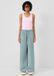 QS s.Oliver QS - Mousseline broek met wijde pijpen - turquoise - Maat 34