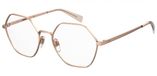 Levi's LV 1063 DDB Rose Gold Metal Round Glasses
