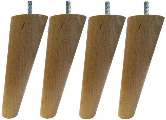 Margot Vintage - Houten bed - 4 voeten - Frans en massief hout - 1 jaar garantie