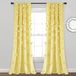 Lush Decor Riley Window Curtain Panel (Single Panel), 84" L x 54" W, Yellow