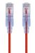Monoprice SlimRun Cat6a U/UTP Netwerkkabel - 1,5 m - Rood