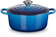 Le Creuset Signature Braadpan - 24cm - Azure Blue - 4.2L - Gietijzer
