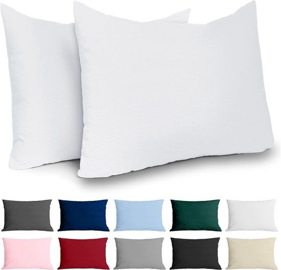 Dreamzie Kussensloop 40x70 Renforcé Katoen (set van 2) - Wit