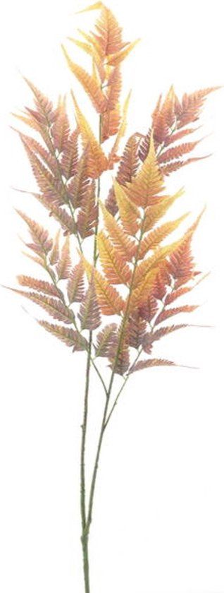 Hortus Kunsttak leather fern orange, 120 cm