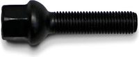 H&R Boulon de roue tête sphérique R12 M12x1.50 - Longueur 40mm - Noir