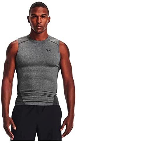 Under Armour UA Hg Armour Comp SL ademende tanktop voor heren, comfortabel functioneel shirt