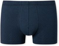 SCHIESSER Cotton Casuals boxer (1-pack) - heren short met donkerblauw patroon