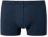 SCHIESSER Cotton Casuals boxer (1-pack) - heren short met donkerblauw patroon