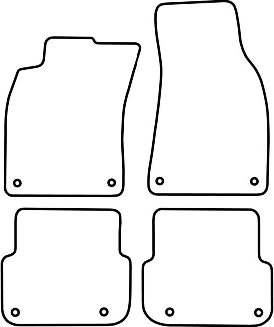 AutoStyle Automatten Audi A6 2007-2010