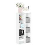 Furinno Luder Boekenkast met 7 kubussen, wit