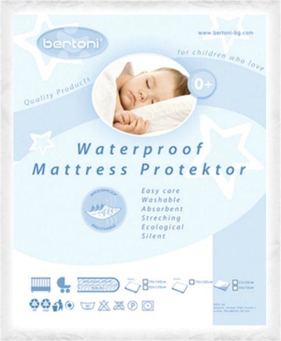 Lorelli Waterproof Matras Beschermer - 35 x 50 cm - Wit