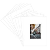 Golden State Art 20 11x14 4-laags mat mat WIT voor 5x7 Foto foto